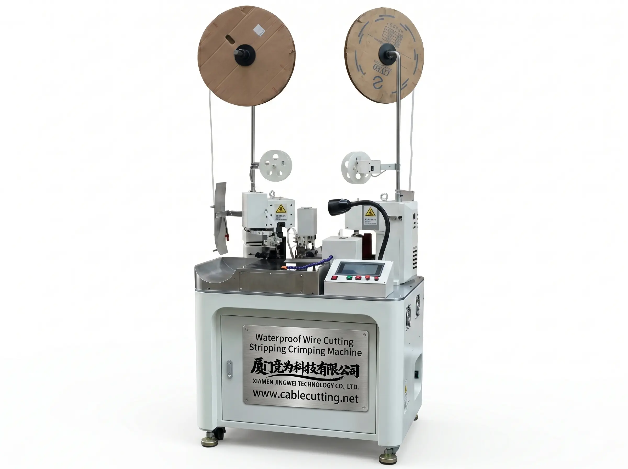 Máquina Automática de Crimpagem de Fio à Prova D'Água | JINGWEI