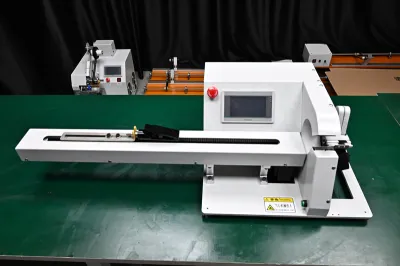 Máquina de Enrolamento de Fita Adesiva com Puxamento de Fio Unilateral JW-303K-1.0m Thumb