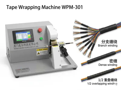 Máquina Automática de Envolvimento com Fita para Bobinas WPM-301