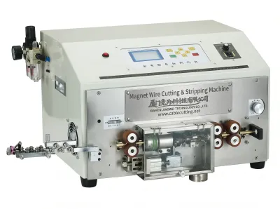Máquina Automática de Corte e Descascagem de Fio Magnético WPM-0525 - Descascador de Fio Esmaltado