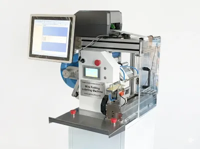 Máquina Semi-Automática de Dobragem e Etiquetagem de Fios JW-T107