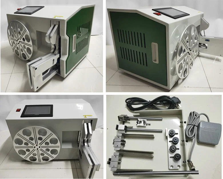 Máquina de encadernação de enrolamento de cabo de aço, máquina de enrolamento de fio, máquina de enrolamento automática de fio, enrolamento automático de enrolamento de fio