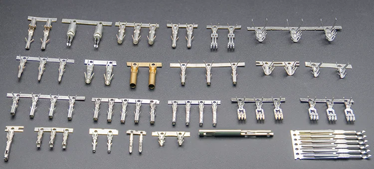 Terminais de bateria de cobre, conector de terminal de latão, terminal de estampagem de precisão 