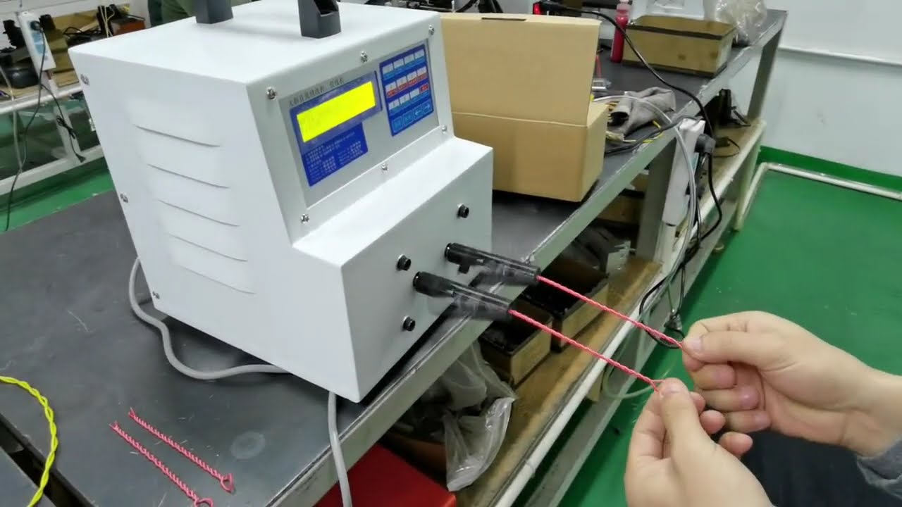 Máquina de Torcer Fios Automática – Torção Rápida e Precisa para Cabos