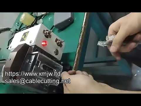 Máquina de Crimpagem Automática RJ45 para Plug Mini - Cat6 Cat5 8 Pinos Metálicos