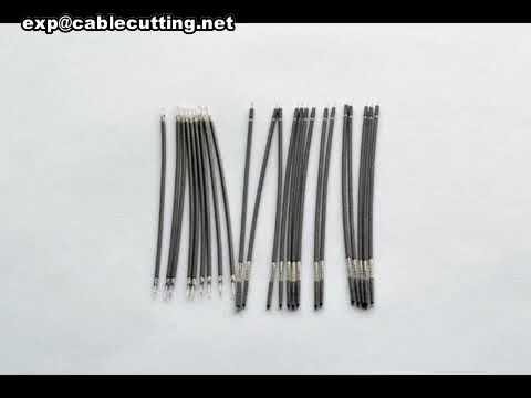 Máquina Automática de Corte e Decapagem de Cabo Coaxial | Processamento Industrial