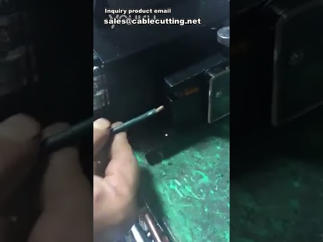 Máquina de Desencapar e Crimpar Cabos Elétricos | Automação Industrial Eficiente