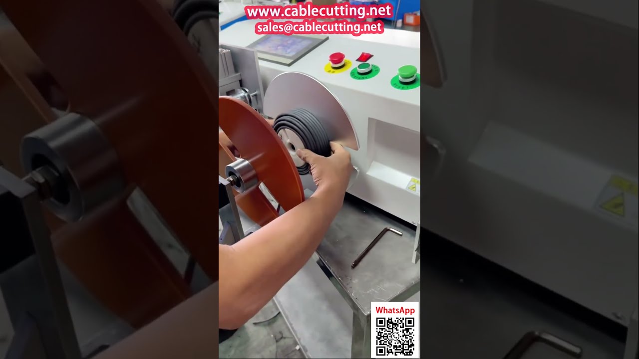 Máquina Tudo-em-Um para Contagem, Bobinagem e Amarração de Cabos de Segurança e Rede - Automação Industrial