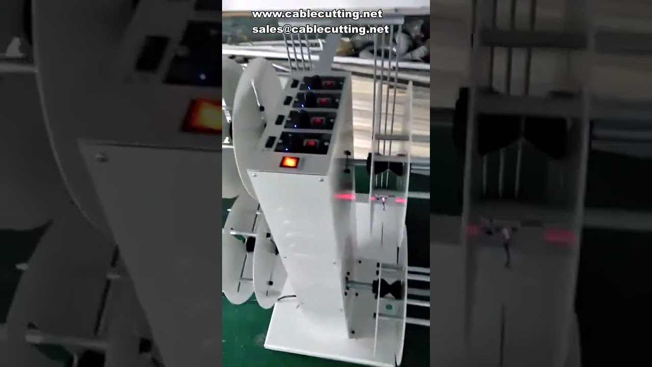 Máquina de Desbobinamento de 4 Eixos: Corte, Decapagem e Crimpagem Automática