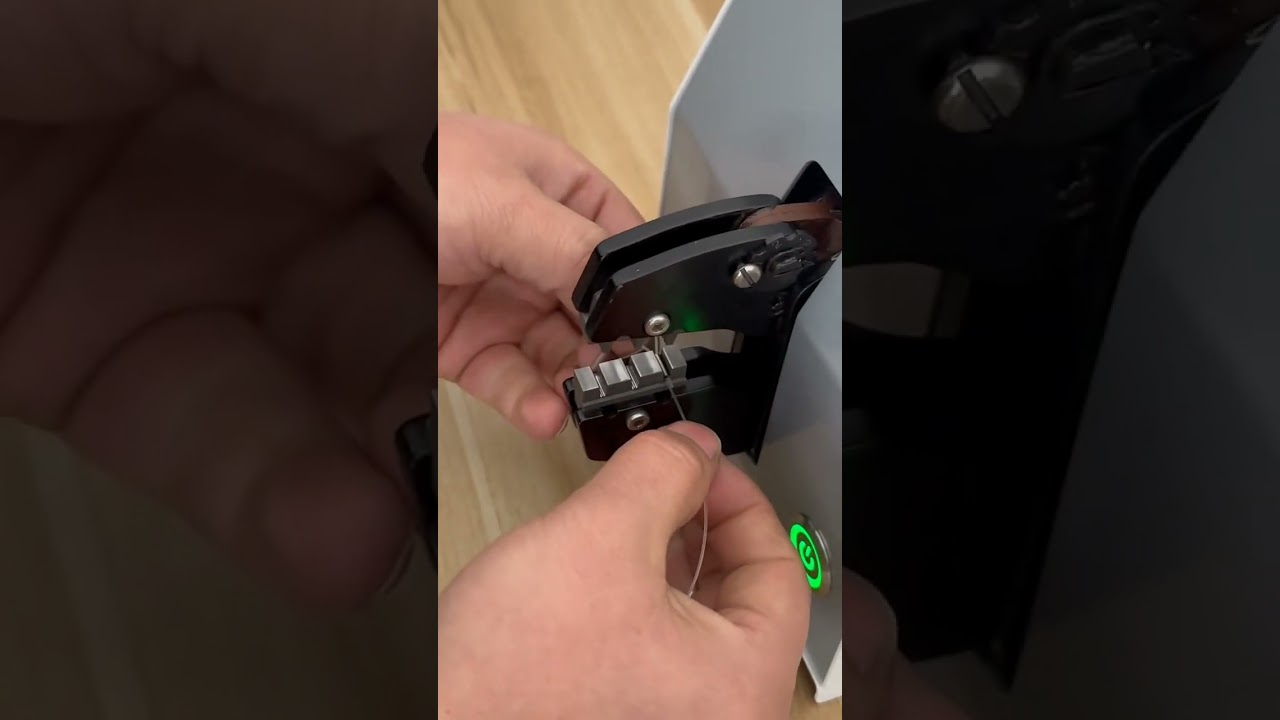 Máquina de Crimpagem Pneumática para Terminais de Fios e Linhas de Pesca | Automação Industrial