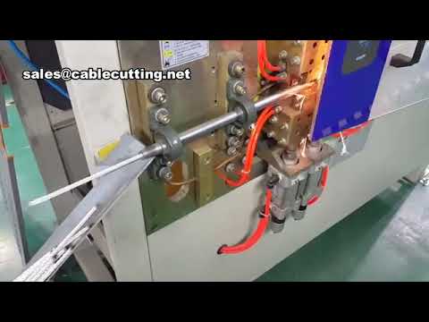 Máquina de Fusão e Corte de Cabo de Aço com Cabeça Chata | Eficiência Industrial