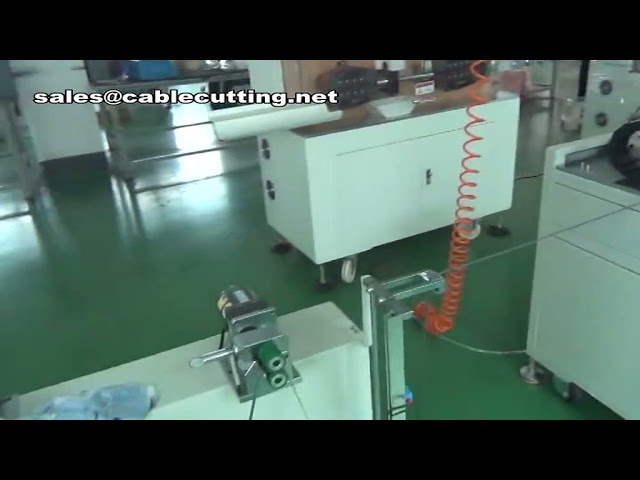 China Gold Supplier | Máquina de Corte, Desencapar e Crimpar Cabo Fita Plana HC-20PX (10 Pinos)