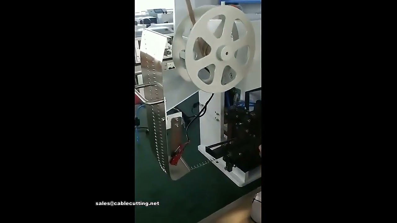 Máquina Totalmente Automática de Corte, Descascamento e Crimpagem de Fios - Fabricada na China