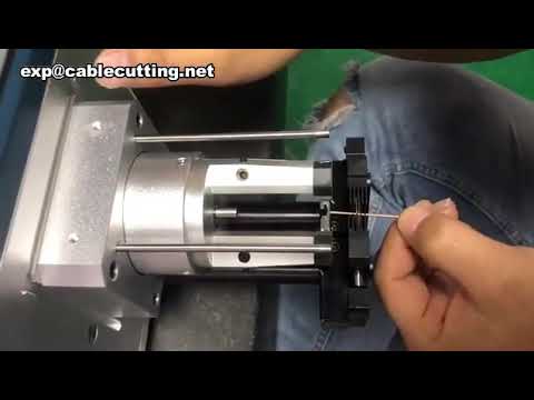 Máquina de Decapagem de Cabo Coaxial para Testes – Vídeo Completo