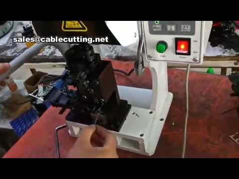 Máquina de Crimpagem de Terminais Elétricos - Conector Quetschverbinder em Ação