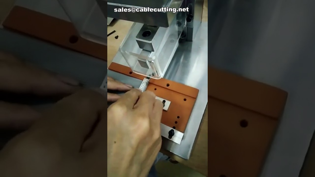 Máquina de Crimpagem Automática para Cabo Fita IDC 2.54mm | Crimpagem Eficiente