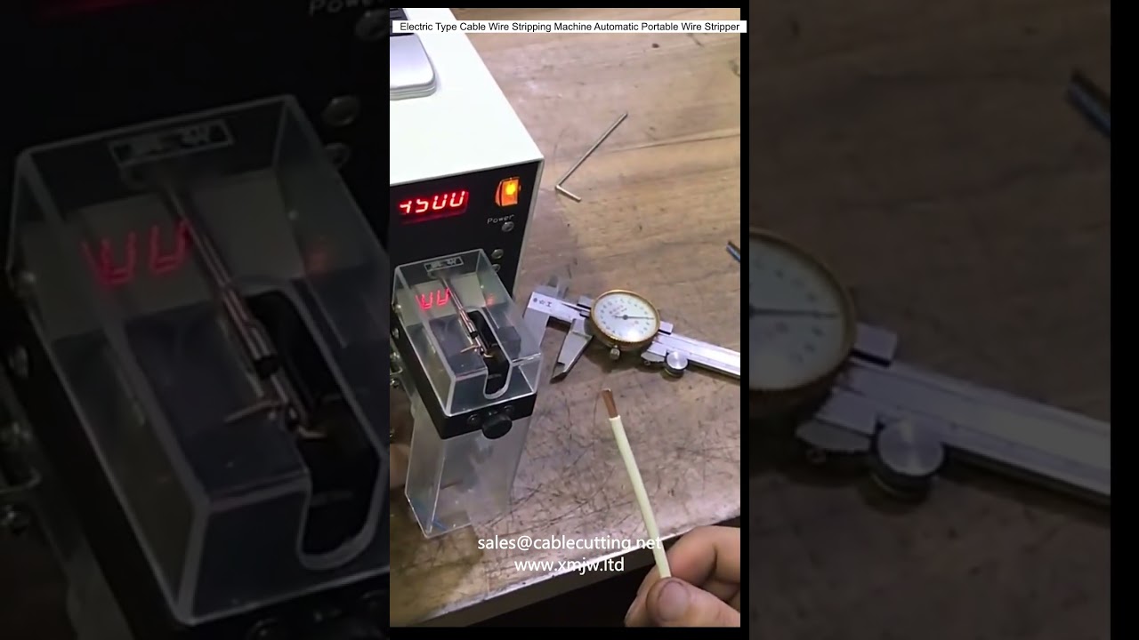 Máquina Elétrica Automática de Decapagem de Cabos – Stripper Portátil para Fios