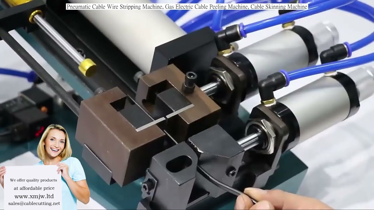 Pneumatic Cable Wire Stripping Machine, Gas Electric Cable Peeling Machine, Cable Skinning Machine