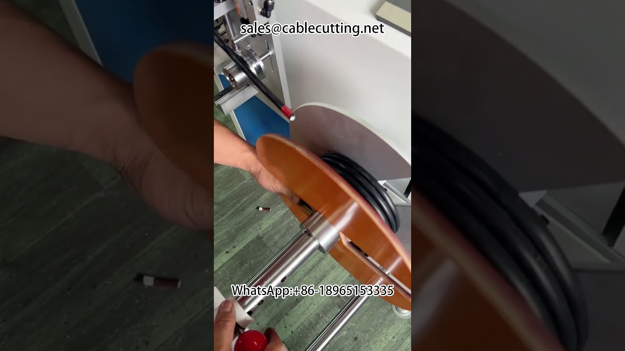 Corte e Rebobinamento de Cabos de Alta Potência: Máquina para Contar, Rebobinar e Cortar Cabos Quadrados Grandes - Divisão de Rolos em Pequenos