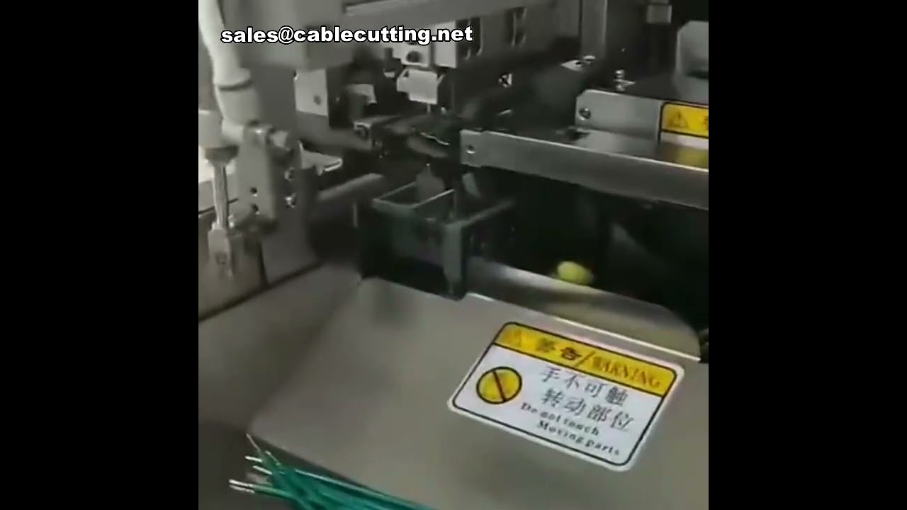 Máquina de Cabo com Torção Simples | Máquina de Grampo Eletrônico para Fios | Equipamento de Fabricação de Terminais