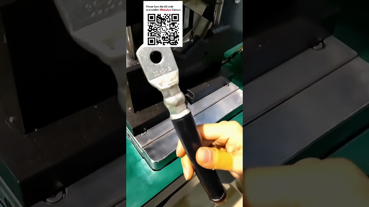 Prensa de Crimpagem para Terminais EV com Aplicador Hexagonal de Troca Rápida | Máquina Servo