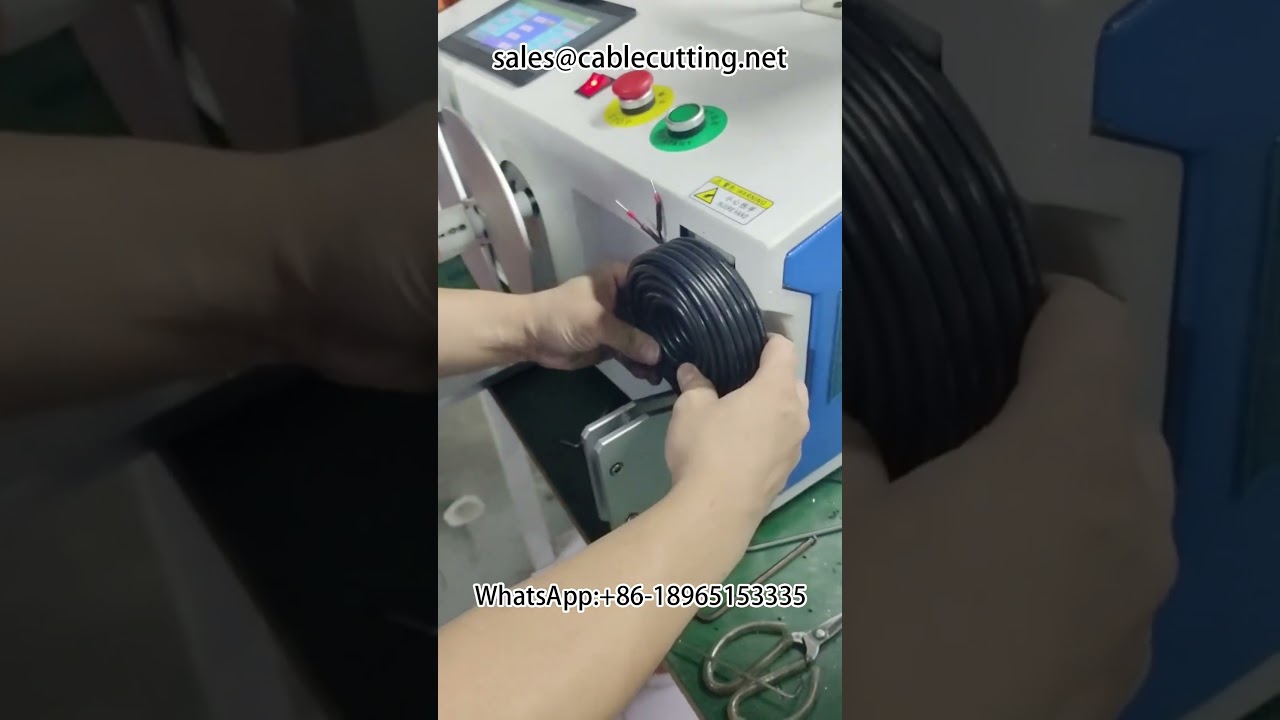 Máquina de enrolamento e amarração de precisão #máquina de enrolamento de fios #processamento de fios #processamento de chicotes elétricos