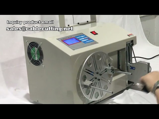 Máquina de Enrolar, Agrupar e Amarrar Cabos - Solução Completa para Automação Industrial
