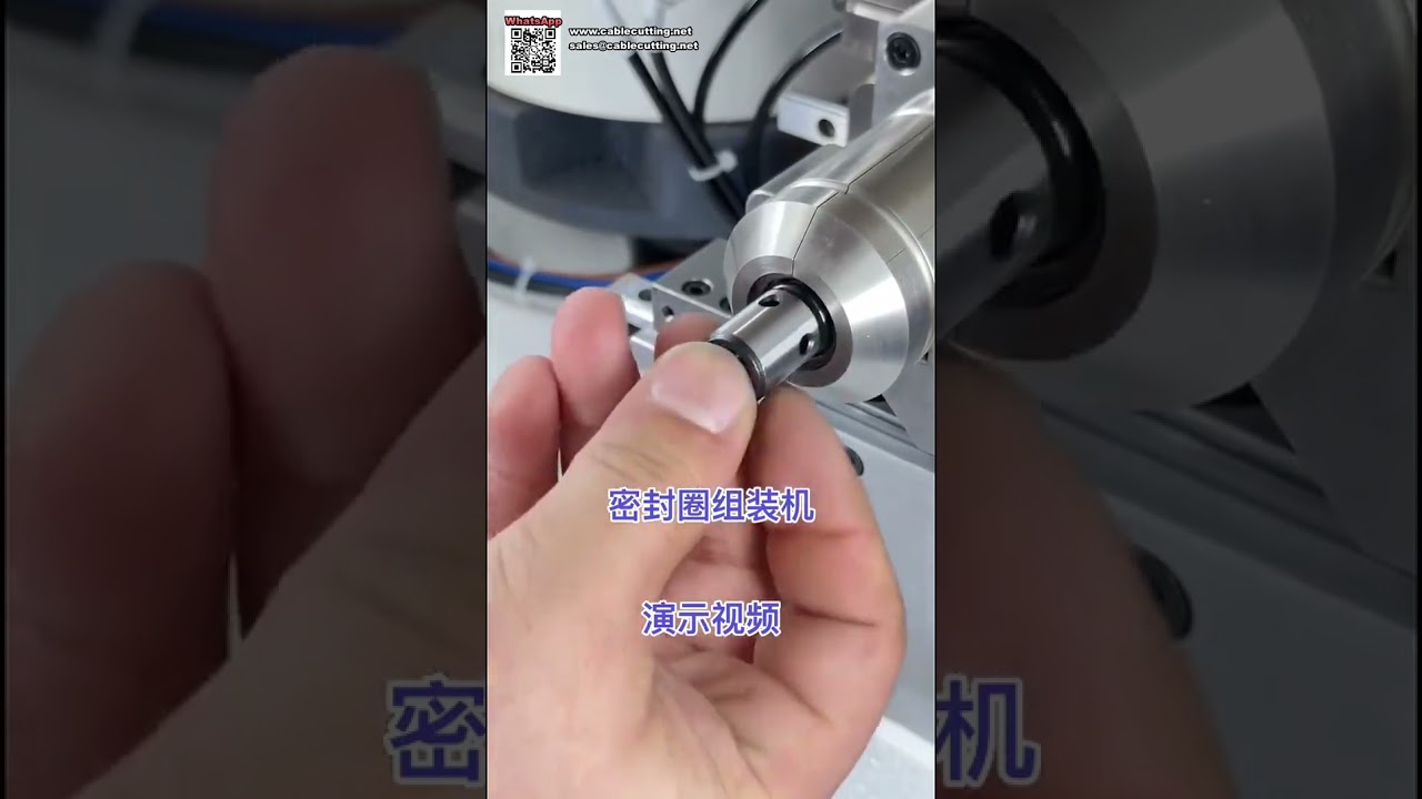 Máquina Automática de Montagem de Anéis de Vedação para Componentes Pneumáticos e Soluções de Selagem
