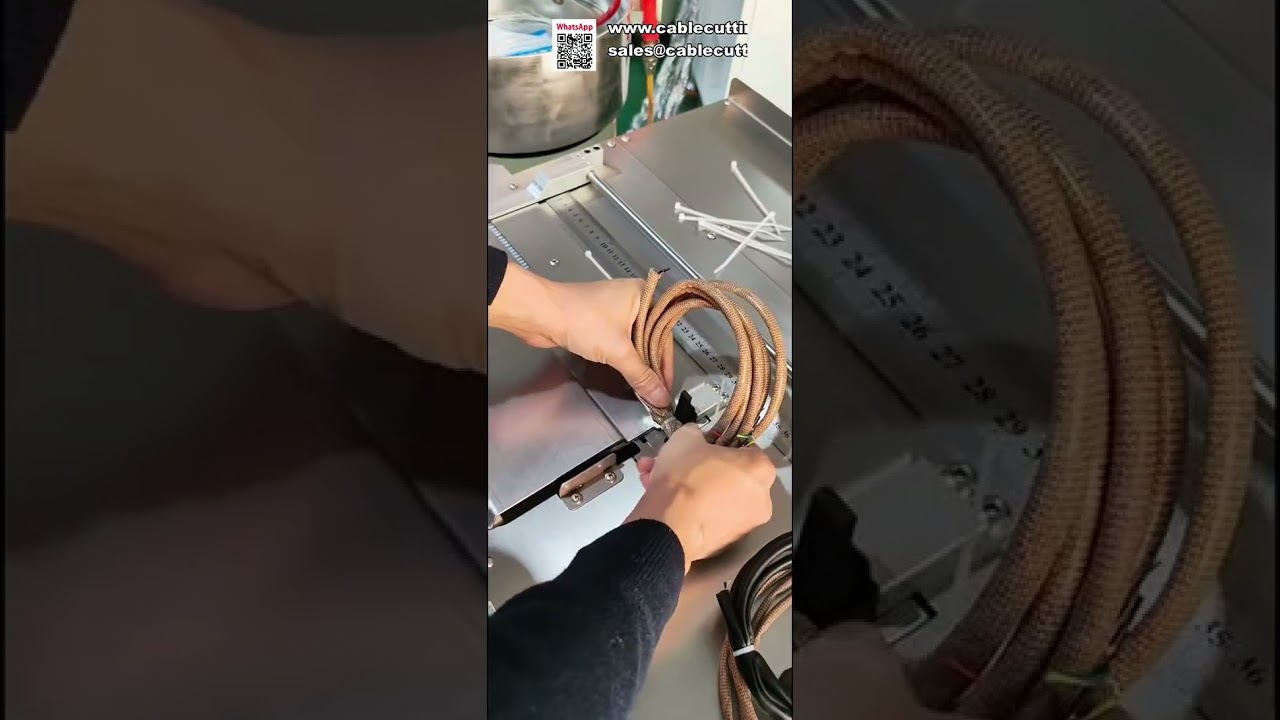 Máquina Automática de Amarração de Cabos de Nylon – Cabeçote Aeronáutico e Amarrações Padrão