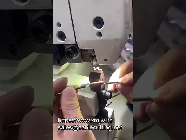 Máquina de Crimpagem Silenciosa para Correia de Cobre, Terminais e Conexão de Fios com Luz Colorida