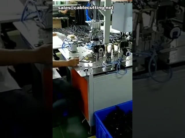 Máquina Automática de Enrolar e Amarrar Cabos - Bobinamento e Amarração Industrial