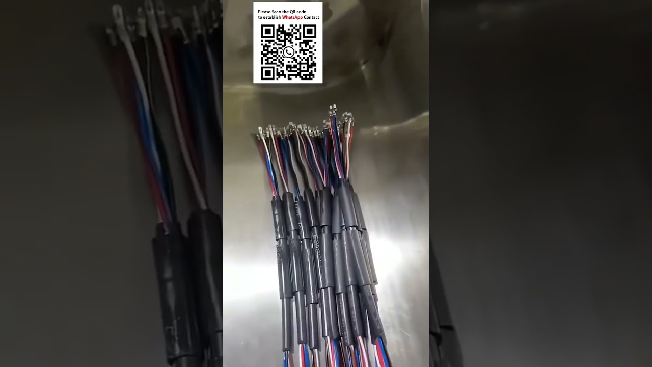 Máquina Automática de Crimpagem Dupla para Cabos Multicore – Inserção Automática de Conectores