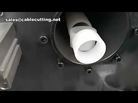 Máquina de Corte de Tubos de PVC e Plástico | Alta Precisão e Automação Industrial