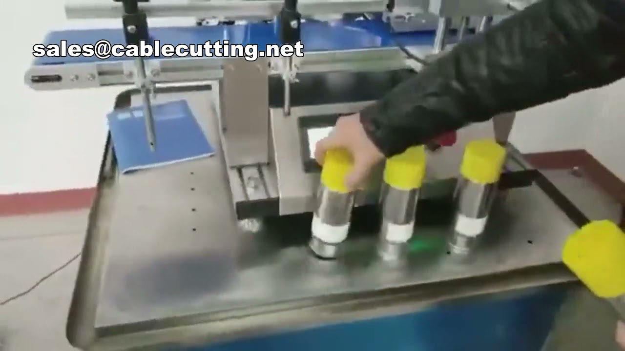 round bottles cans jars induction labeling machine, View desk type round jars cans labeller,