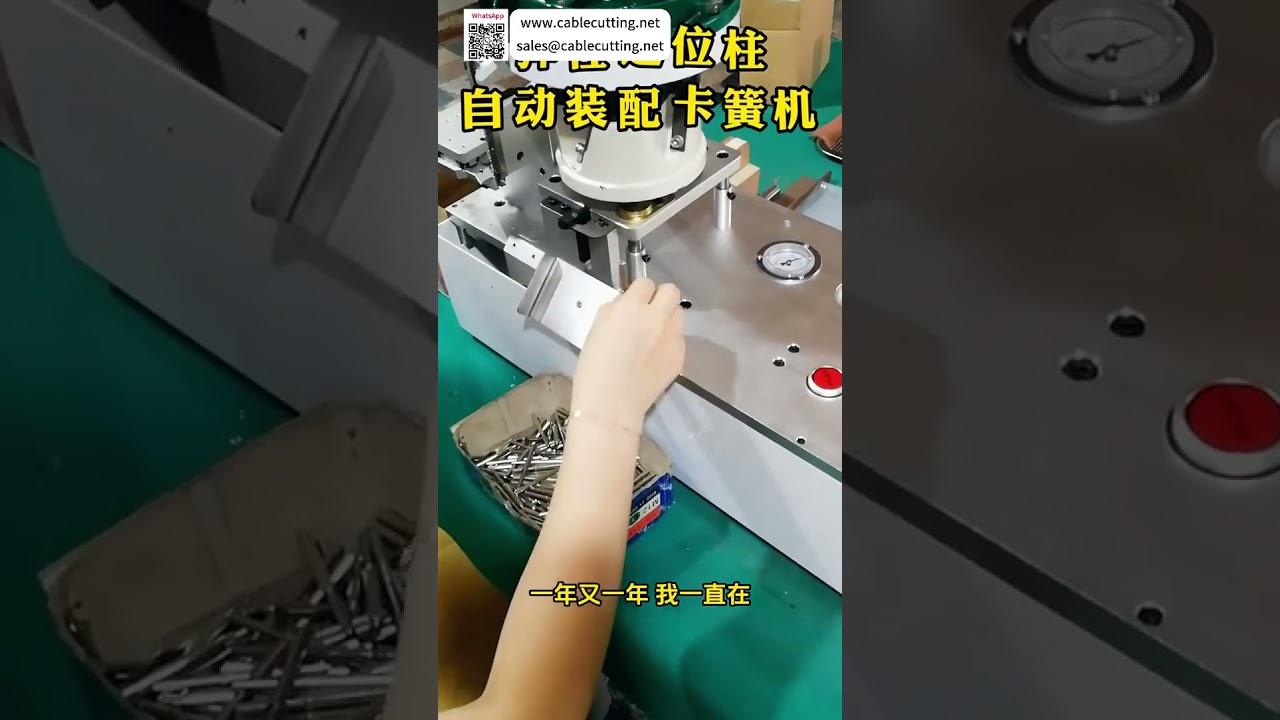 Elastic Positioning Pin Automatic Circlip Machine High Efficiency Auto Machinery Factory