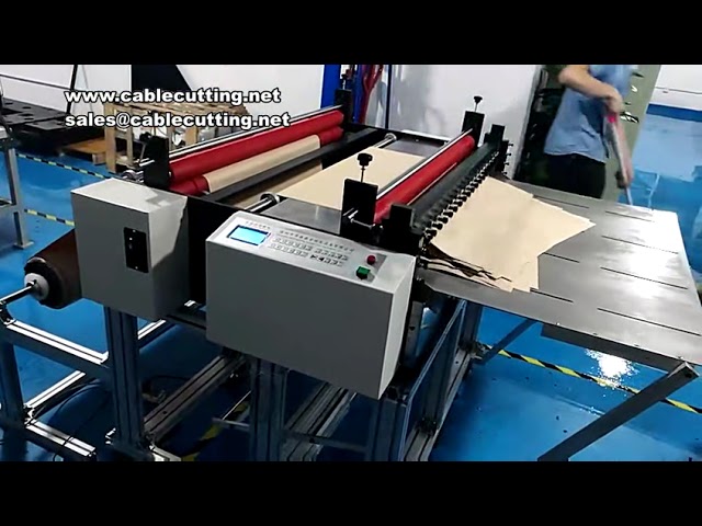 Máquina de Corte Automática para Tecido Antipoeira, Papel de Embrulho e Filme Refletivo | Alta Precisão