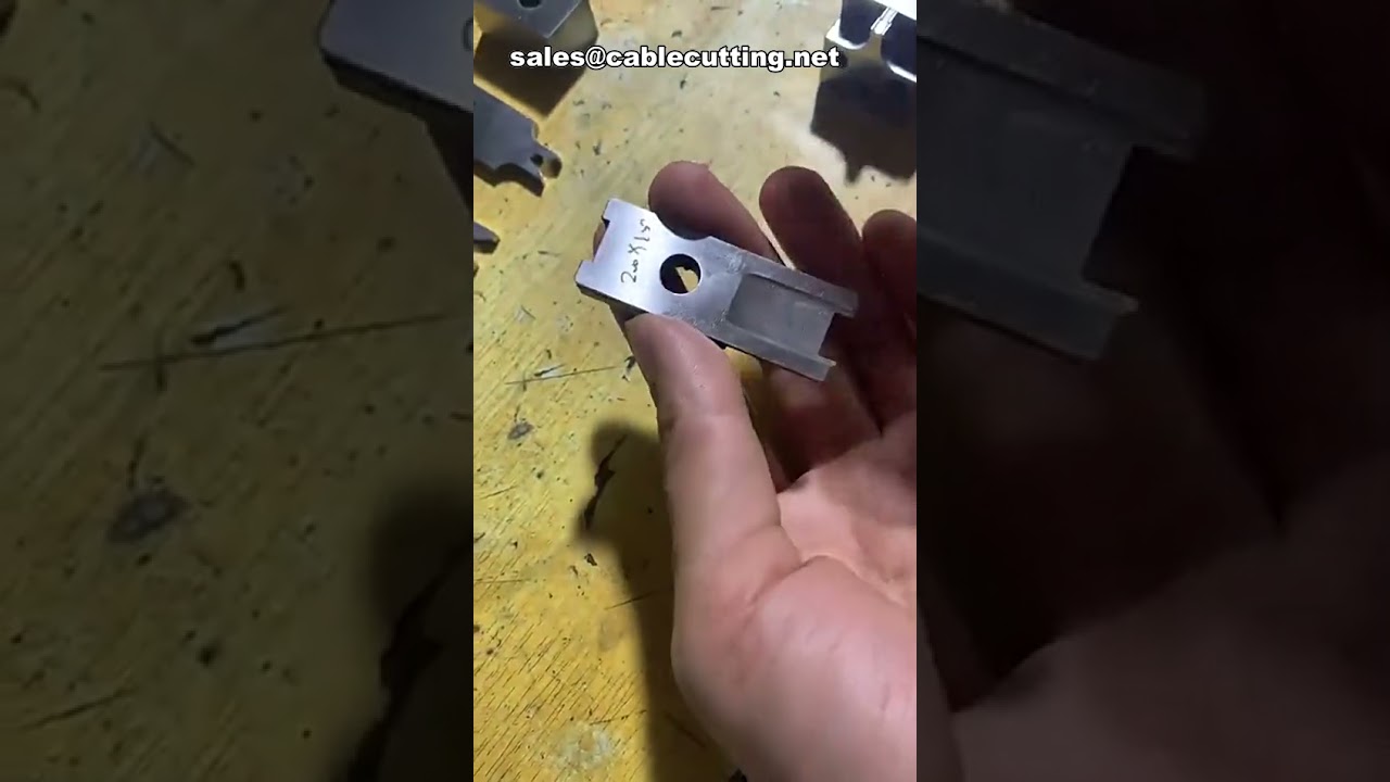 Molde Personalizado de Faca para Terminal de Prensagem a Frio | Lâmina de Corte para Crimpagem Automática
