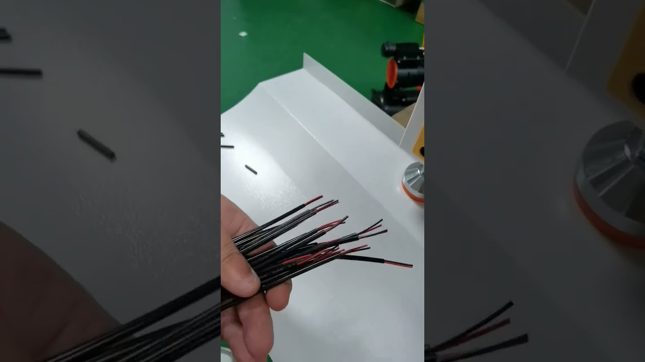 Máquina de Decapagem de Fios Computadorizada 8 Rodas de Alta Eficiência (1:4) #fabrica #maquina #ferramentas