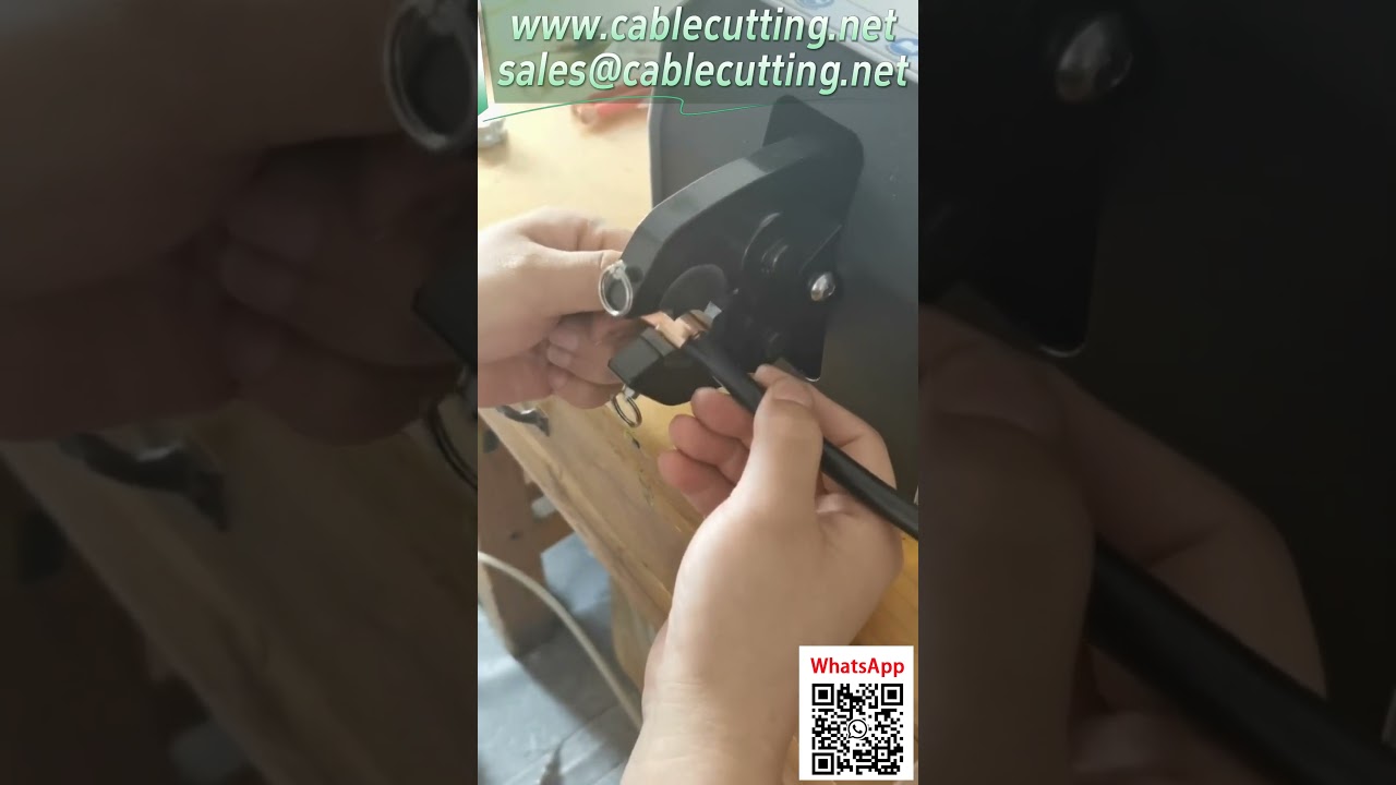 【Alicate Pneumático 120L】Crimpagem Perfeita de Terminal Olhal Aberto 200A - Demonstração