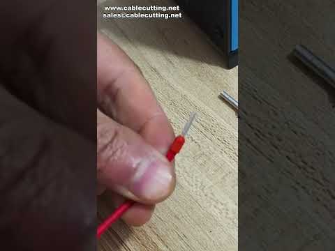 Pneumatic Crimping Machine Flanged Tube Terminal Crimping Test