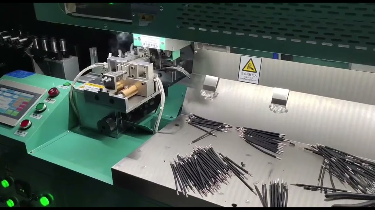 High-Speed Wire Cutting and Thermal Stripping Machine - Real Shot Equipment
