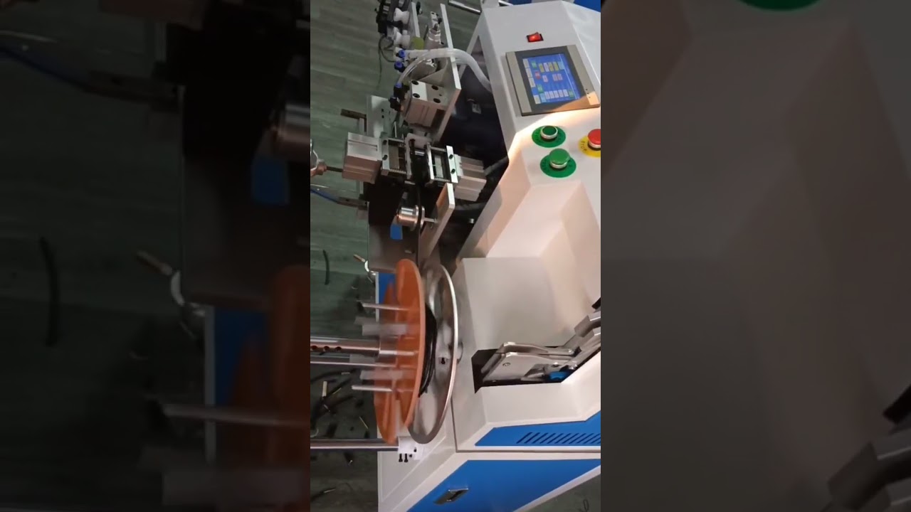 Máquina Automática de Medir, Separar, Decapar, Cortar, Bobinar e Amarrar Fios | Tudo em Um #MáquinaIndustrial