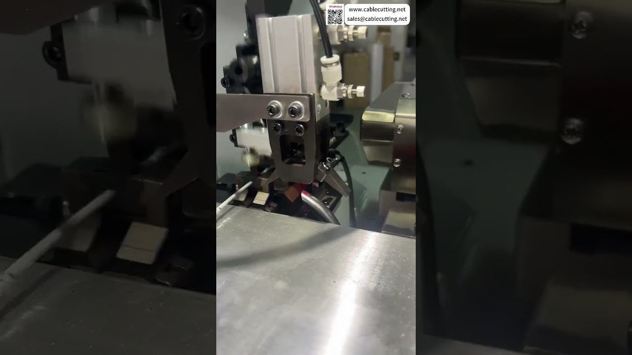 Máquina de Crimpagem de Terminais de Cabeça Dupla Totalmente Automática, Configurações e Operações de Processamento de Fios
