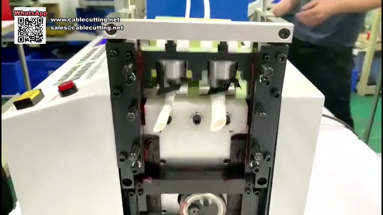 Máquina de Corte Tubular Computadorizada Totalmente Automática para Processamento de Tubos Termocontráteis e Fios