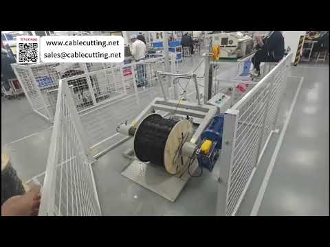 Máquina Desbobinadora de Fio com Capacidade de 300kg e Cerca de Segurança para Operações Industriais Seguras