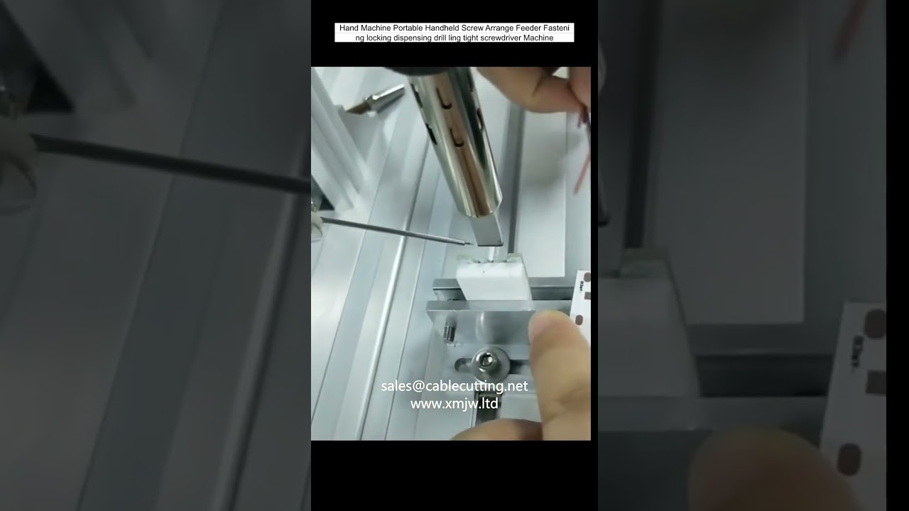 Máquina Portátil de Alimentação e Aperto de Parafusos - Dispensador Automático Manual