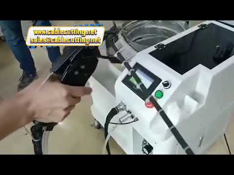 Máquina de amarração de cabos de nylon para painéis de chicotes elétricos - Automação industrial