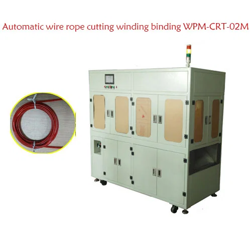 Máquina Automática de Cortar, Enrolar e Amarrar Cabo de Aço WPM-CRT-02M