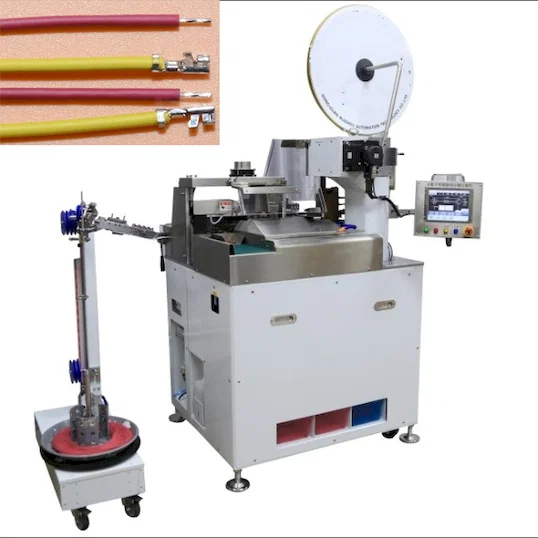 Máquina Automática de Processamento Dupla Ponta (Cortar e Descascar Fios)